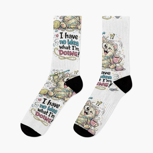 Item preview, I Have No Idea What I'm Doing! | Funny Crochet Lover Design | Yarn Crafter Humor designed and sold by EverStitchStudio ★★★★★.