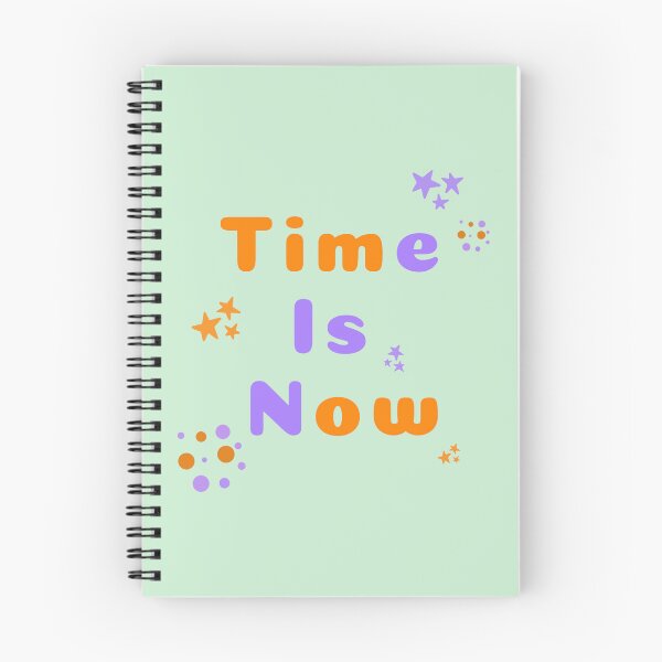Item preview, Time Is Now Text Motivational Stickers Prints Posters Wall Art Magnet Home Coffee Cup Decoration TShirt Stationary Notebook Magnet Hat Kitchen Work School Office Redbubble Shop designed and sold by Saritas Boutique Shop.