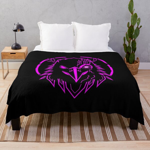 Item preview, Neon Cyber Raven | Cyberpunk Bird Graphic T-Shirt designed and sold by Neon_Ronin.