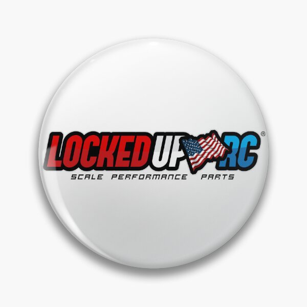 Item preview, Locked Up RC US Flag Logo - Black designed and sold by Locked Up RC.