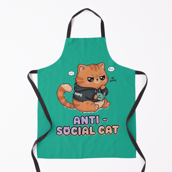 Item preview, Anti-social cat goes about one's business Nope nope...I'm anti-social cat designed and sold by ParadoxParadox.