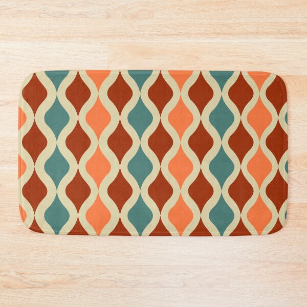 Item preview, Retro 70s Geometric Wallpaper Pattern | Mid Century Modern Mod Abstract Design designed and sold by Far Out Goods.