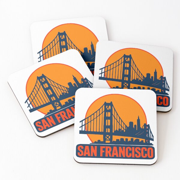 Item preview, San Francisco Retro 80s Skyline designed and sold by Dhenin Studio.