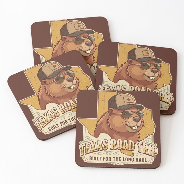 Item preview, Retro Texas Road Trip Beaver – Built for the Long Haul designed and sold by WildbuntingStudio.