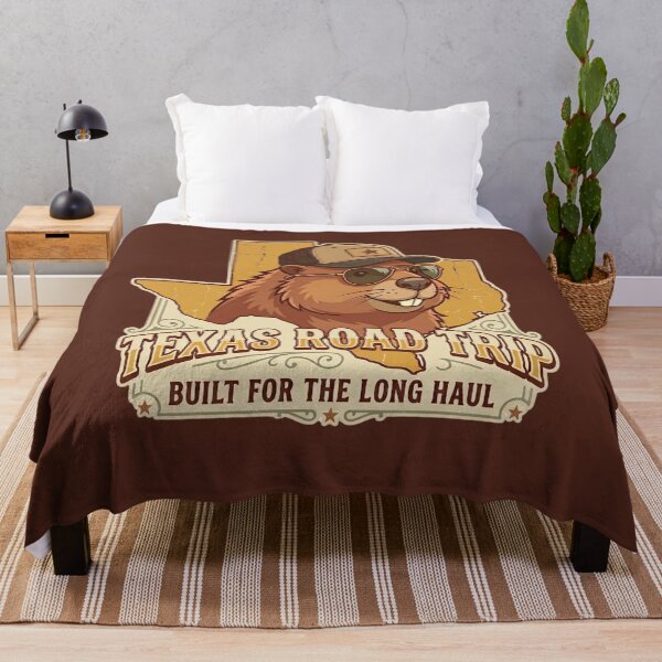 Artikelvorschau, Retro Texas Road Trip Beaver – Gebaut für lange Strecken entworfen und verkauft von WildbuntingStudio.