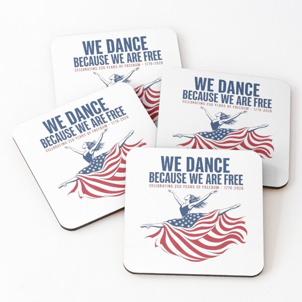 Item preview, We Dance Because We Are Free America 250th Ballet Dancer designed and sold by Ali-printshop.