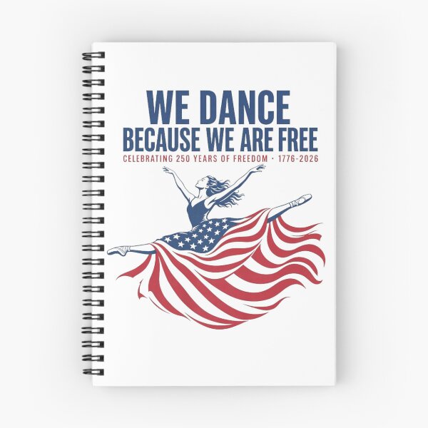 Item preview, We Dance Because We Are Free America 250th Ballet Dancer designed and sold by Ali-printshop.