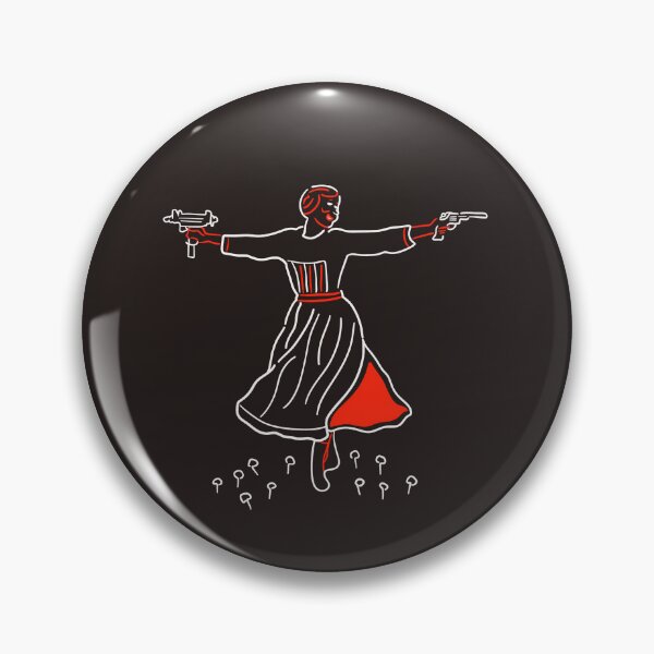 Item preview, Tiptoe with Caution: Gun Woman Illustration designed and sold by immortalmoonimp.