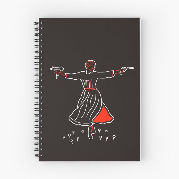 Item preview, Tiptoe with Caution: Gun Woman Illustration designed and sold by immortalmoonimp.