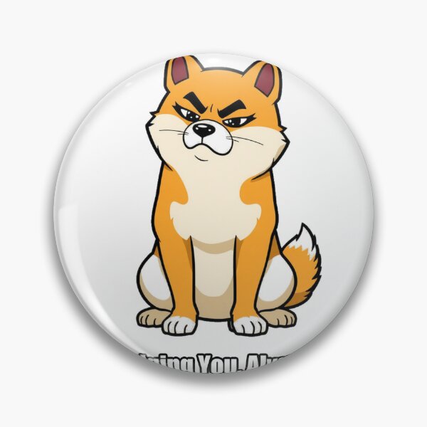 Item preview, Shiba Inu Sticker - Judging You Always - Funny Shiba Gift designed and sold by pawdrops.