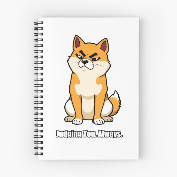 Item preview, Shiba Inu Sticker - Judging You Always - Funny Shiba Gift designed and sold by pawdrops.