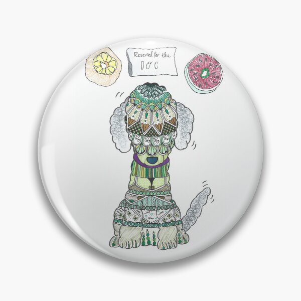 Item preview, Olive - Hand Drawn Bedlington Terrier Dog Mandala designed and sold by AJPrettyObscene.