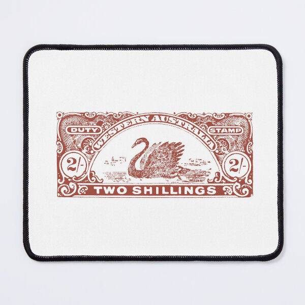 Item preview, Vintage Western Australia Swan Stamp Art - Antique 1920s Bird Illustration designed and sold by By Jonh.