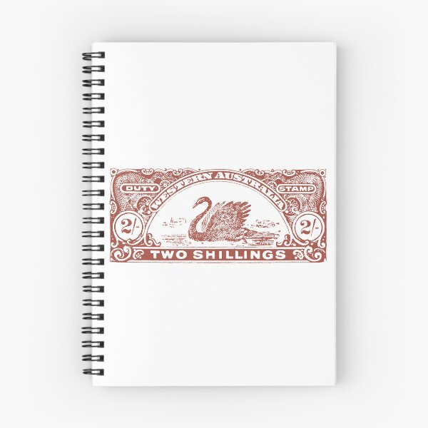Item preview, Vintage Western Australia Swan Stamp Art - Antique 1920s Bird Illustration designed and sold by By Jonh.