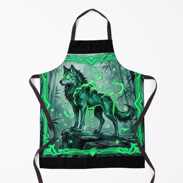 Item preview, Mystic Neon Wolf Of The Enchanted Forest designed and sold by DervoTeck2767.
