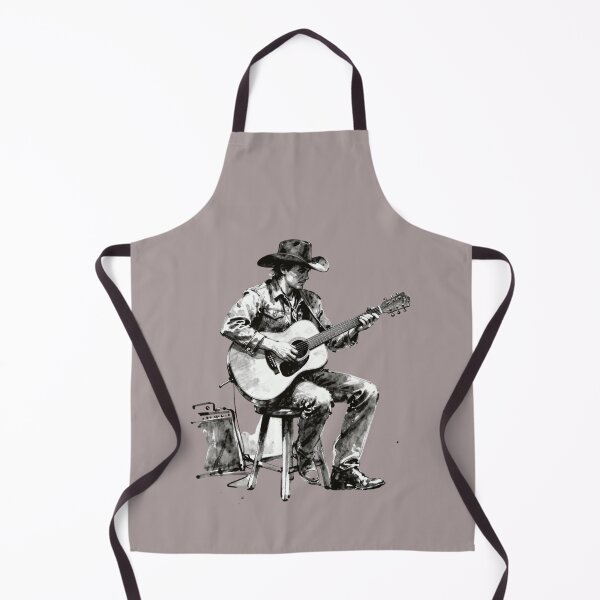 Item preview, Country Cowboy Guitar Player - Rustic Western Guitar Art. designed and sold by LunaPrintCo.