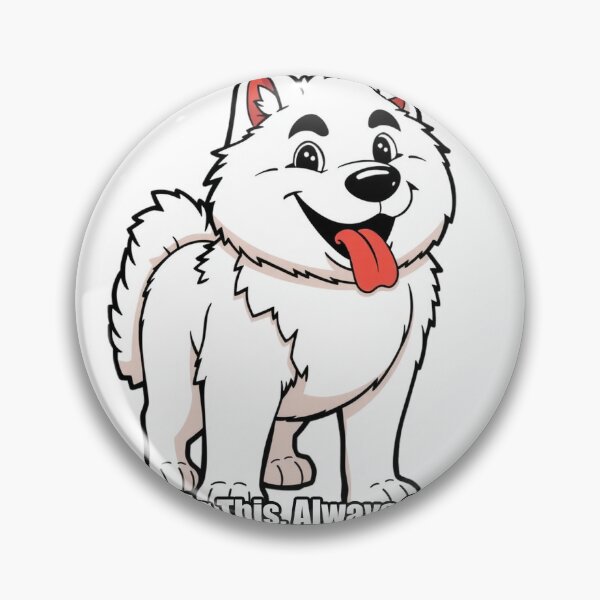 Item preview, Samoyed Sticker - Born For This Always Smiling - Funny Samoyed Gift designed and sold by pawdrops.