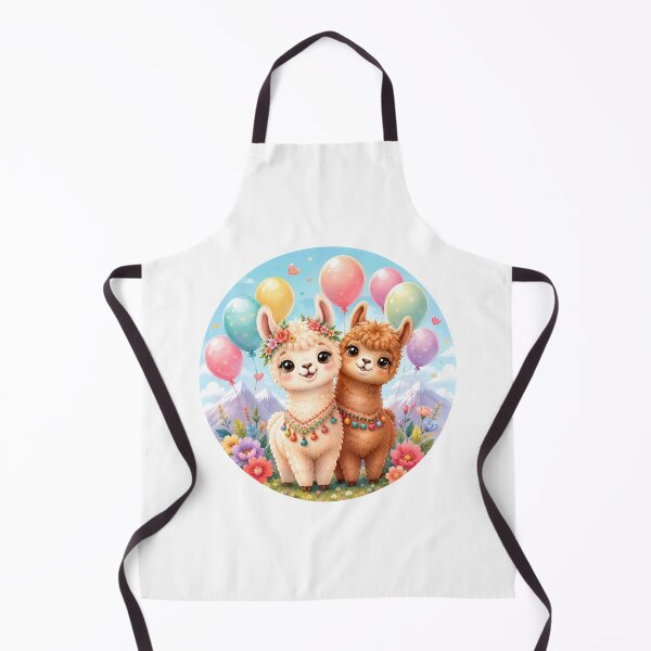 Item preview, Adorable Alpaca Friends with Pastel Balloons designed and sold by Celebrate & Sparkle.