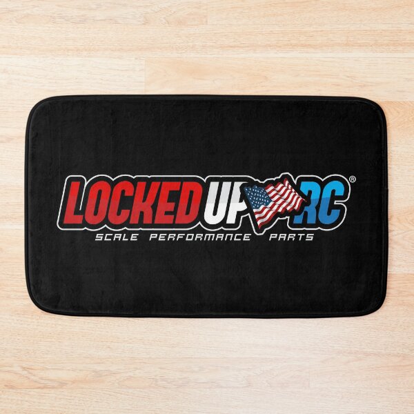 Item preview, Locked Up RC US Flag Logo - White designed and sold by Locked Up RC.