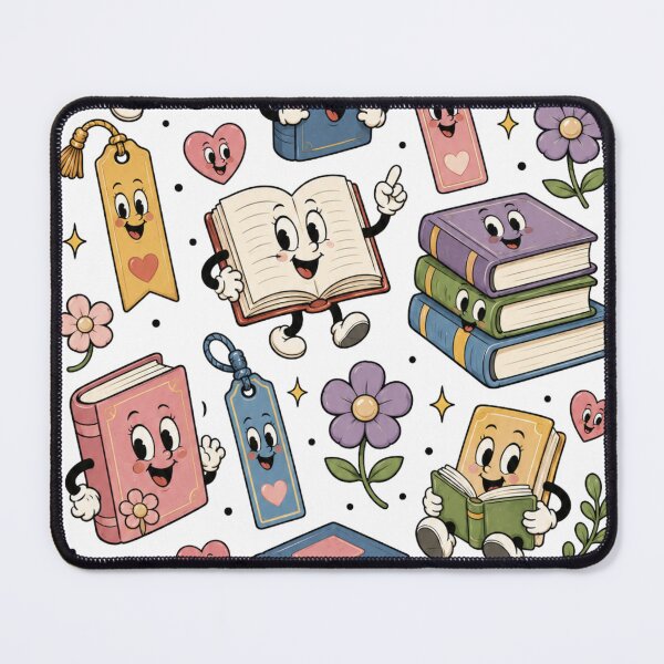 Item preview, Cute Book Collection | Rubber Hose Style Reading & Book Lover Cartoon Design designed and sold by TheStephanieRome.