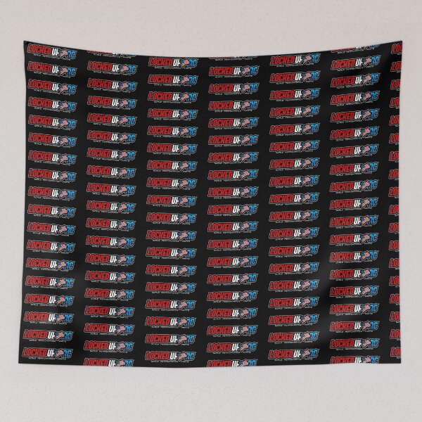 Artikelvorschau, Locked Up RC US Flag Logo - Weiß entworfen und verkauft von Locked Up RC.