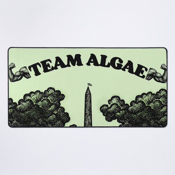 Item preview, Team Algae 2 B/W: Funny Washington DC Reflecting Pool Meme designed and sold by QUOT-s.