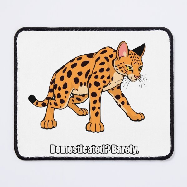Item preview, Bengal Cat Sticker - Domesticated Barely - Funny Bengal Gift designed and sold by pawdrops.