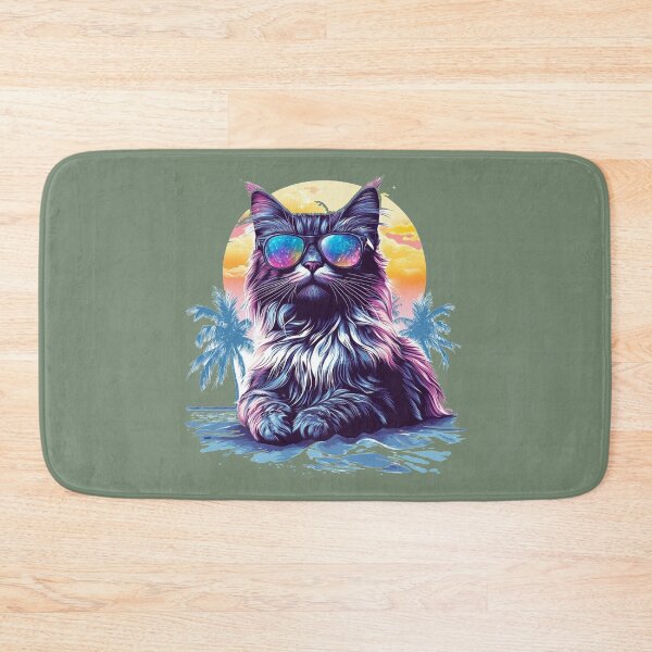 Item preview, Long-Haired Cat Sunset Galaxy Sunglasses designed and sold by grenithh.