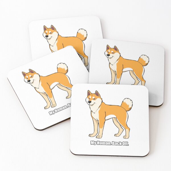 Item preview, Akita Sticker - My Human Back Off - Funny Akita Gift designed and sold by pawdrops.