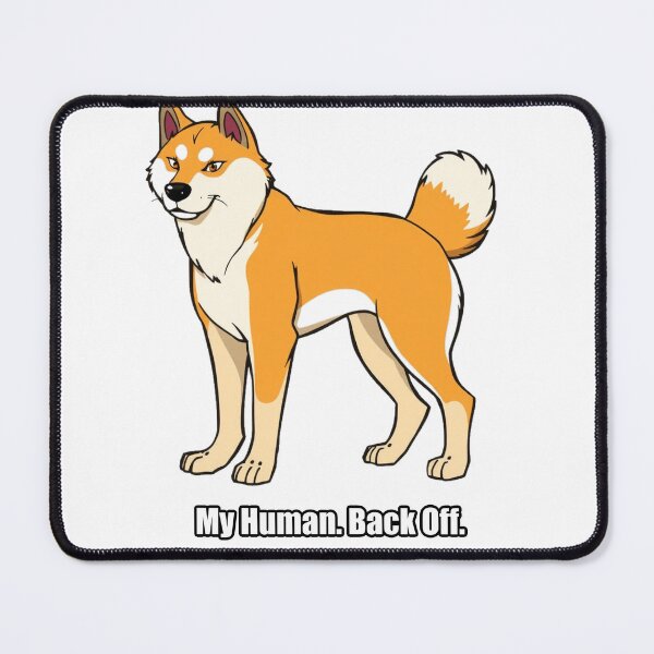 Item preview, Akita Sticker - My Human Back Off - Funny Akita Gift designed and sold by pawdrops.
