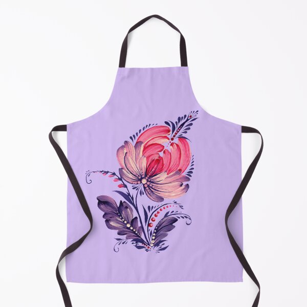 Item preview, Pink-violet flower, Ukraine art, Petrykivka style, author's drawing designed and sold by Sunflower-7.