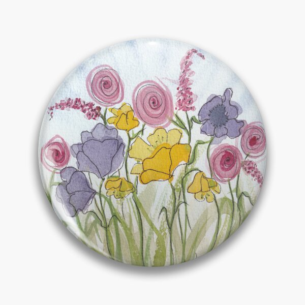 Item preview, Wild Flowers designed and sold by Kirsten Robinson Art.