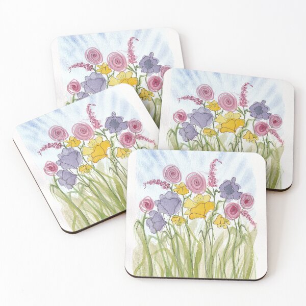 Item preview, Wild Flowers designed and sold by Kirsten Robinson Art.