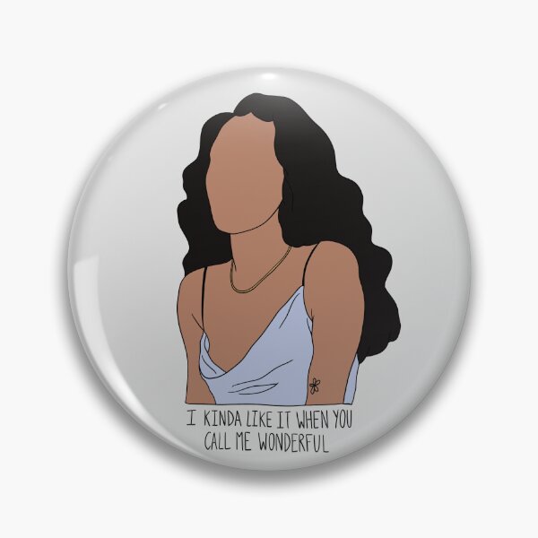 Item preview, "I kinda like it when you call me wonderful" Olivia Dean Man I Need Quote Print Design  designed and sold by abldesign.