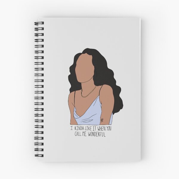 Item preview, "I kinda like it when you call me wonderful" Olivia Dean Man I Need Quote Print Design  designed and sold by abldesign.