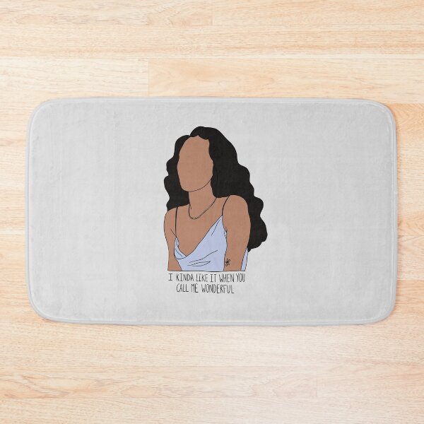 Item preview, "I kinda like it when you call me wonderful" Olivia Dean Man I Need Quote Print Design  designed and sold by abldesign.