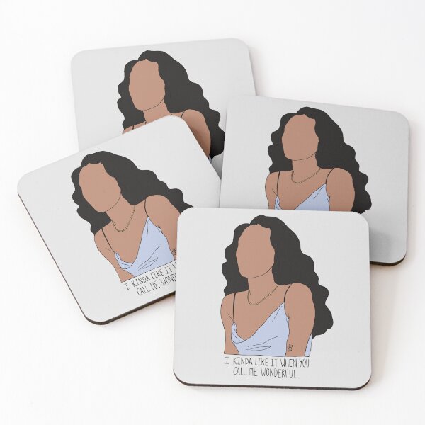 Item preview, "I kinda like it when you call me wonderful" Olivia Dean Man I Need Quote Print Design  designed and sold by abldesign.