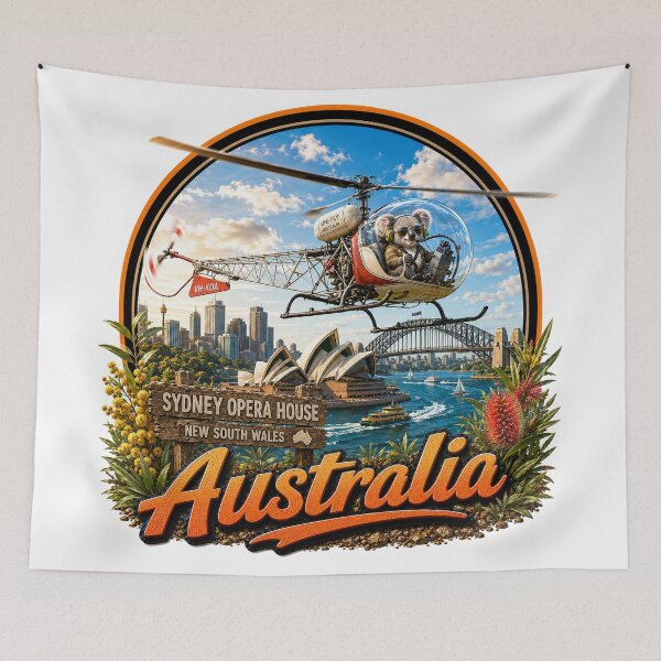 Item preview, Aussie Animals – Helicopter Friends designed and sold by Holiday-Hunter.