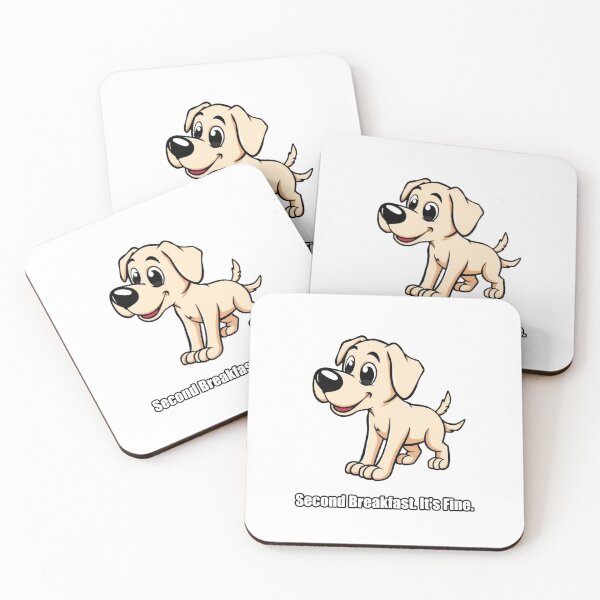 Item preview, Labrador Sticker - Second Breakfast Its Fine Funny Lab Gift designed and sold by pawdrops.