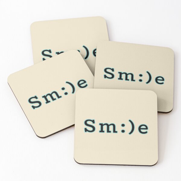 Item preview, Smile Text Life Stickers Prints Posters Wall Art Magnet Home Coffee Cup Decoration TShirt Stationary Notebook Magnet Hat Kitchen Work School Office Redbubble Shop designed and sold by Saritas Boutique Shop.