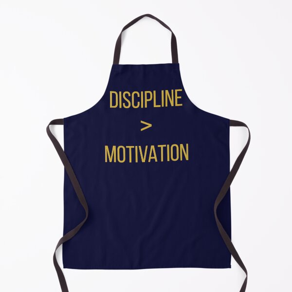 Item preview, Discipline > Motivation – Minimalist Gym Typography Art designed and sold by QCena.