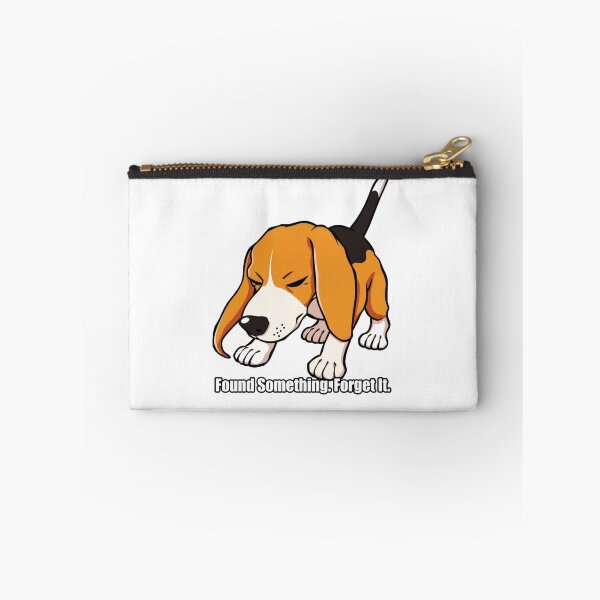 Item preview, Beagle Sticker - Found Something Forget It Funny Beagle Gift designed and sold by pawdrops.