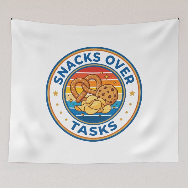 Item preview, Snacks Over Tasks designed and sold by CAMEROVE.