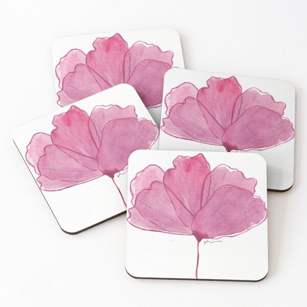 Item preview, Pretty Pink Flower designed and sold by Kirsten Robinson Art.
