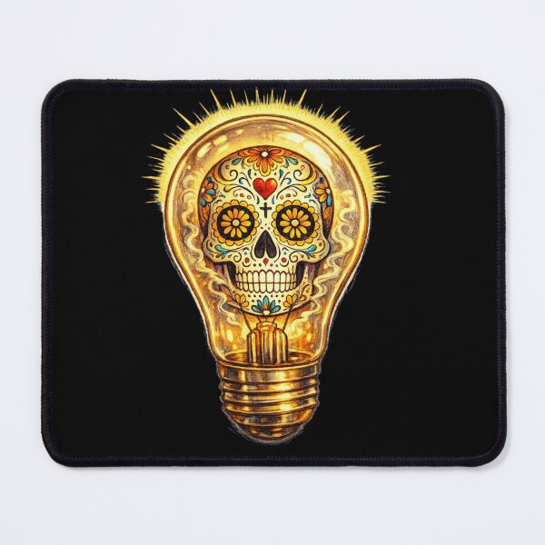 Item preview, Sugar Skull Light Bulb designed and sold by FindYourNeutral.