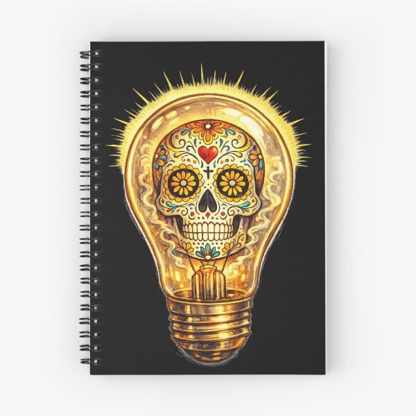 Item preview, Sugar Skull Light Bulb designed and sold by FindYourNeutral.