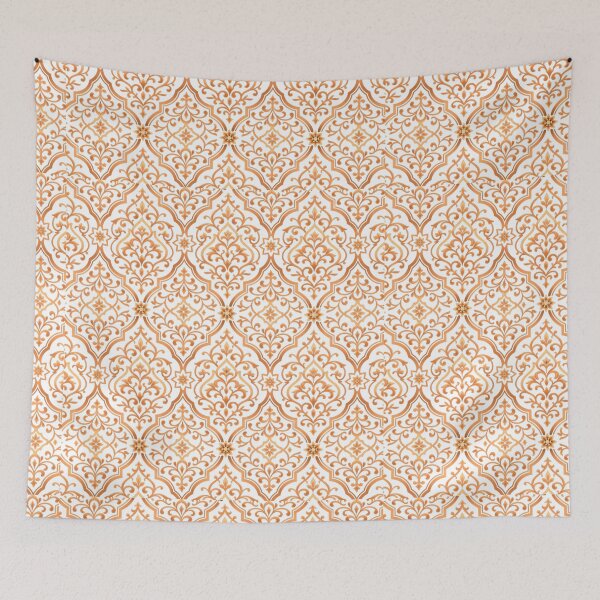 Item preview, Elegant Damask Arabesque Seamless Floral Pattern (V.7w) designed and sold by D-Islamic.