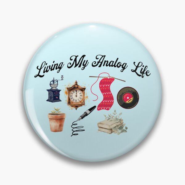 Item preview, Living My Analog Life Vintage Slow Living Retro Lifestyle Design designed and sold by Sachie's Studio.