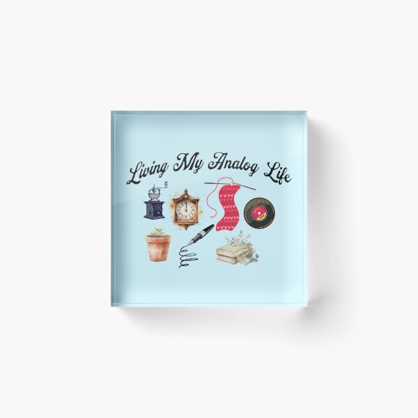 Item preview, Living My Analog Life Vintage Slow Living Retro Lifestyle Design designed and sold by Sachie's Studio.