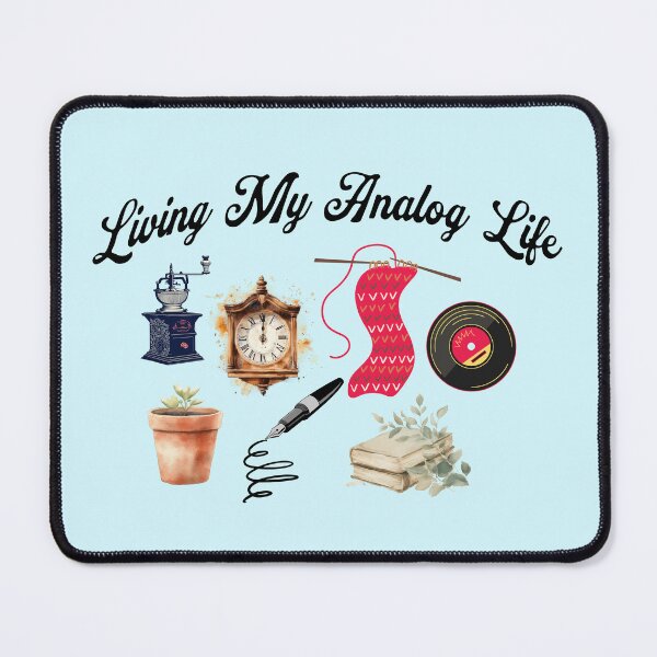 Item preview, Living My Analog Life Vintage Slow Living Retro Lifestyle Design designed and sold by Sachie's Studio.